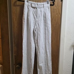 Banana Republic Linen Women's Striped Pants